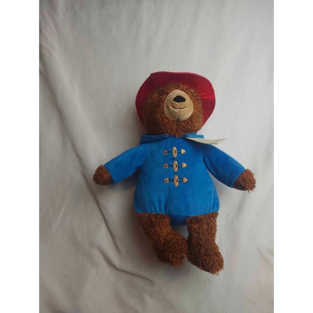 Paddington Bear Plush Toy With Blue Duffle Coat Red Hat Stuffed Animal 18 Inch